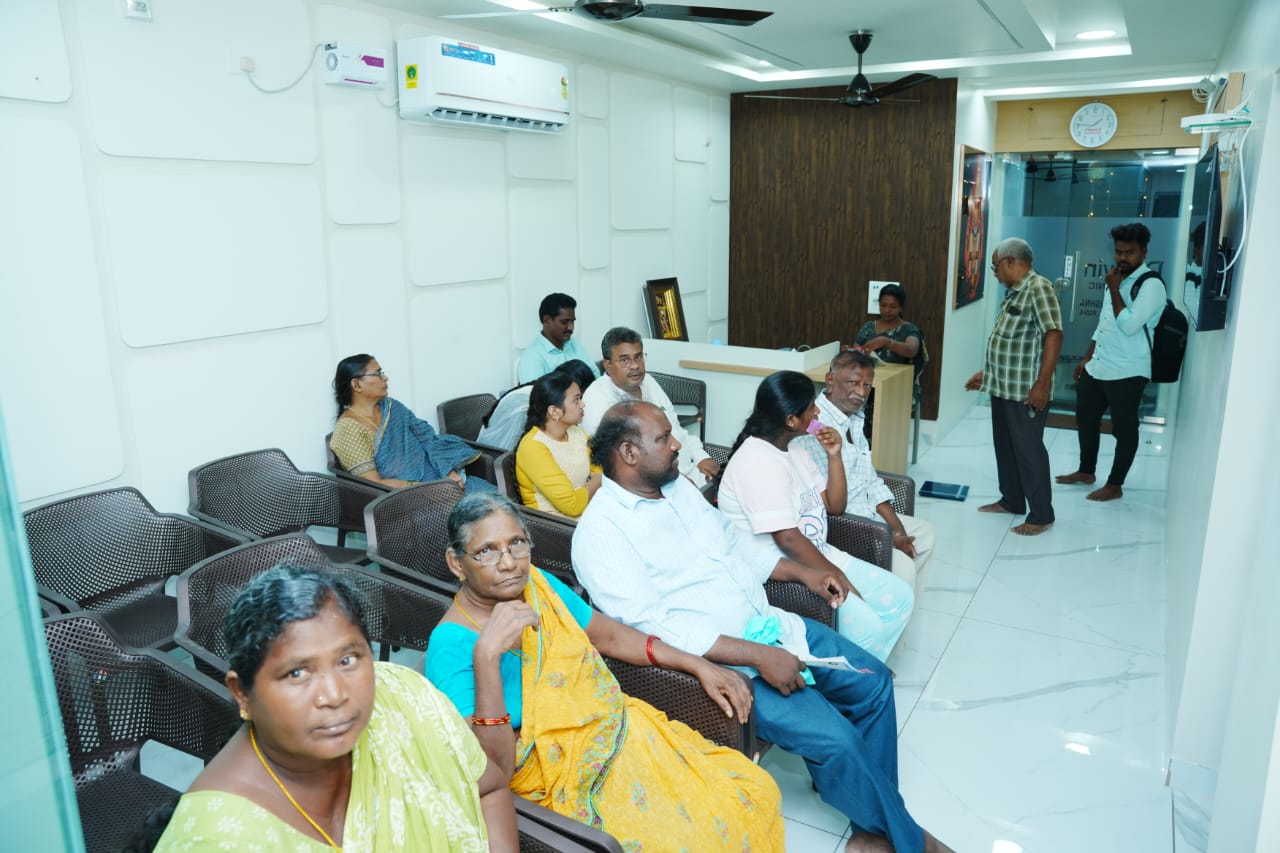 Patient waiting area at Darwin Poly Clinic
